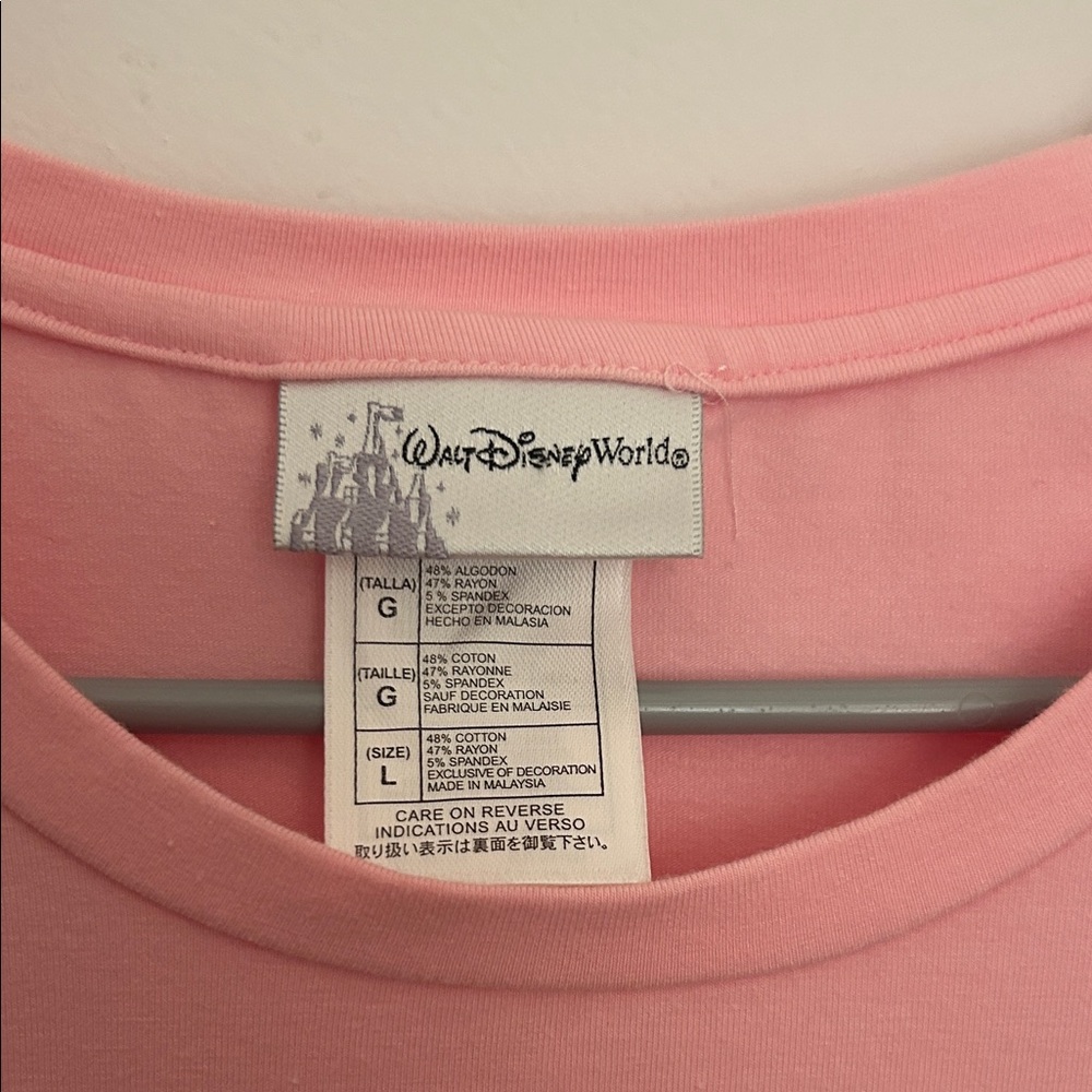 Disney Pink Mickey Mouse Sequin Tee - Picture 2 of 3
